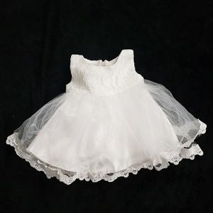 Flower girl baptism dress